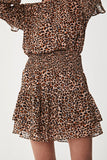 Turtleneck Ruffle Skirt Dress