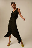 High Low Ruched Dress